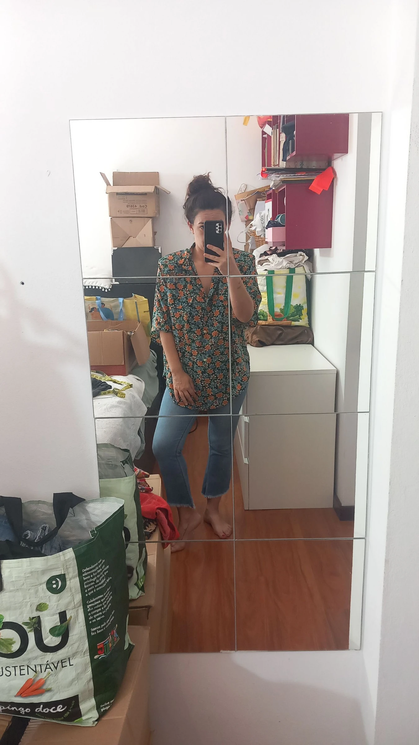 Camisa floral vintage, hecha en Portugal – photo 8